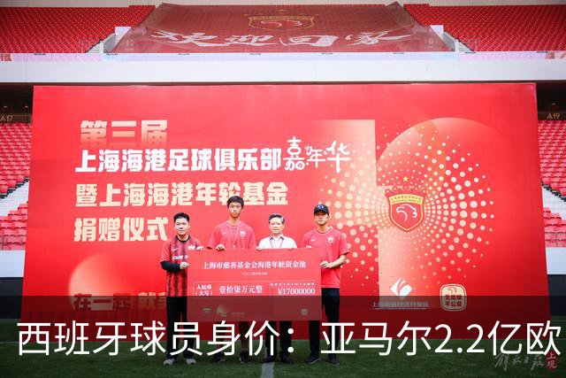 西班牙球员身价：亚马尔2.2亿欧，佩德里+库巴西+费尔明均过亿